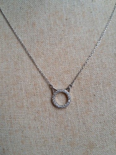 Collier chaîne pendentif rond - collier,