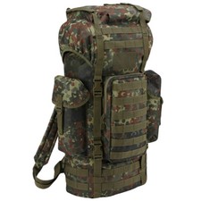 Brandit Combat Sac À Dos MOLLE Military Bundeswehr Marche Armee Flecktarn Camo