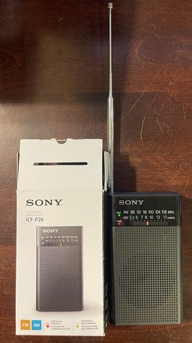 Sony icfp26 portable fm - icfp26, am/fm
