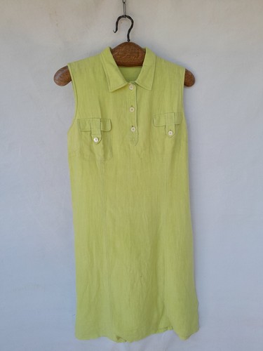 Robe chemise sans manches
