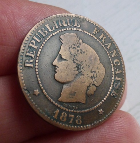 Cérès centimes 1878 - 5,