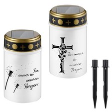 Lampe Funéraire Solaire*2pcs