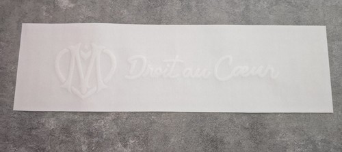 Flocage droit coeur - coeur, om