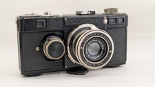 ZEISS IKON Contax I de 1933 # V37307 # avec Tessar nickel 50mm f/3.5 + étui cuir