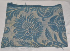 Tissus Fortuny Motif Grenade- Vintage-  2 X40 cm X 34cm