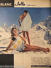 PUBLICITÉ LINGE ÉPONGE JALLA