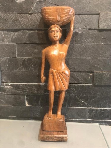 Statue africaine sculpté - , en