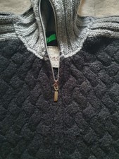 Pull long capuche Benetton femme laine