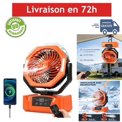 Ventilateur camping jonrryin - ventilateur,