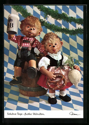 Carte postale mecki costume - postale, en