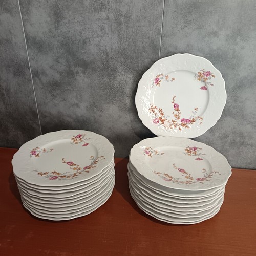 Lot assiettes porcelaine - 22,