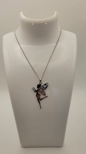 Collier fee argentee neuf - collier,