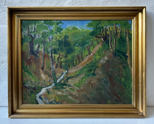 Tableau huile expressionniste - tableau,