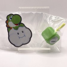 Yoshi Super Mario Bros. Wonder Panel Clip Stand Japan Candy Toy 2025 F/S