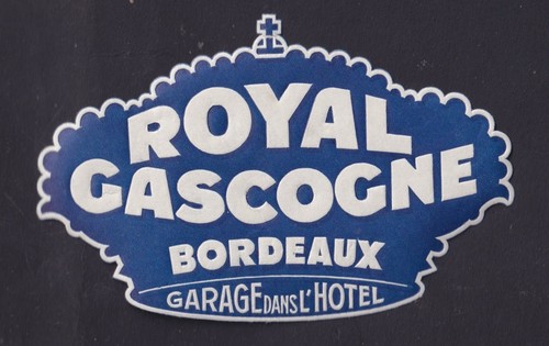 Ancienne étiquette bagage - ,