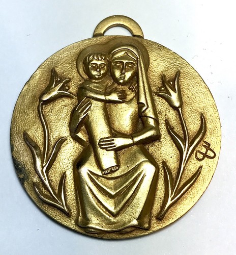 Importante médaille vierge - vierge, À