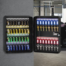 VEVOR Armoire à Clés Boîte à Clés Murale 48 Crochets en Acier avec 2 Clés Hôtel