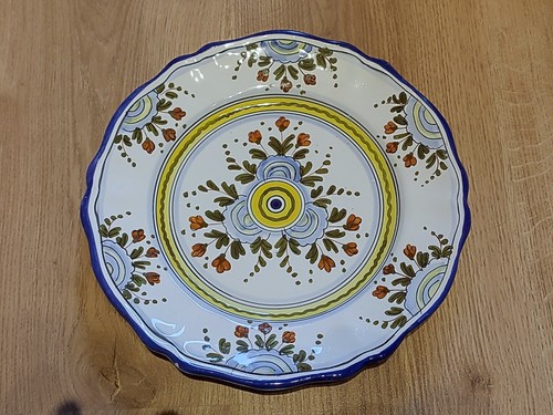 Grande ancienne assiette - grande,