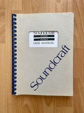 SOUNDCRAFT Serie 500 600 user manual