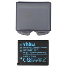 Batterie pour Panasonic Lumix DMC-TZ11 DMC-TZ2 DMC-TZ1 DMC-TZ15 650mAh 3,6V
