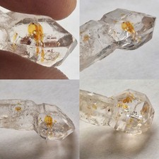 Petroleum Scepter Quartz Crystal 18.14ct. UV React. 29.4*12.2*8.5mm. Madagascar.