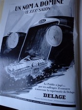 automobile DELAGE + COTY