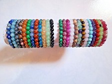 BRACELET EN PIERRE NATURELLE DIAMETRE 8MM LONGUEUR 16 OU 19 CM