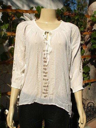 Guess top blouse sz - guess-,