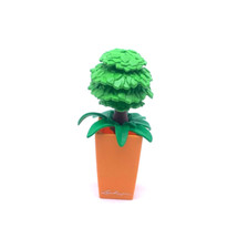 PLAYMOBIL * ECURIE * Pot de Fleurs Lechuza Orange avec Arbuste Vert 5485 9078