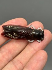 Ancienne Broche Sculptée Art