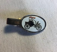Vintage Men's Jewelry Old Car Tie Bar Clasp Lot F-42*