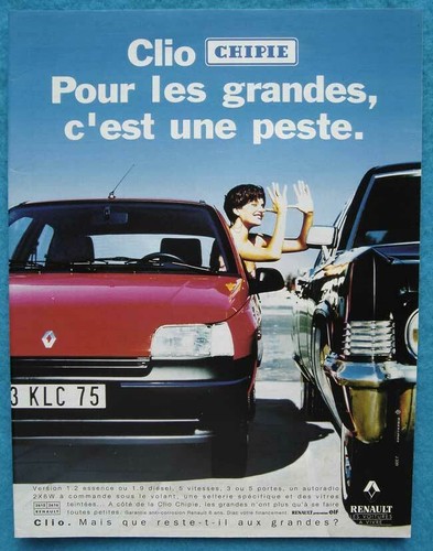 Publicité papier voiture - publicité,