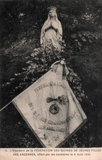 CARTE POSTALE ARDENNES 08 ETENDART DE LA FEDERATION DES OEUVRES DE JEUNES FILLES