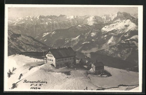 Carte postale maison murale