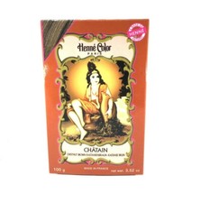 Henné Couleur Châtain 100 gr  Coloration Teinte Naturelle Cheveux Made In France