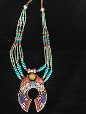 Hand crafted ethnic - hand-crafted, necklace