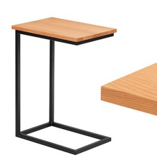 Table D'Appoint Basse de Chevet D'Ordinateur Portable Bois Massif