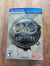 Ys Memories of Celceta Silver Anniversary Edition PS Vita NTSC US CIB