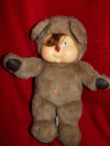 Ancienne peluche ours brun - ancienne,