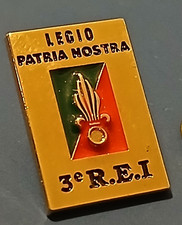 3 REI Pin's badge Insigne militaire régiment infanterie légion étrangère foreign