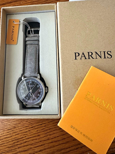 Parnis automatic black - black, dial