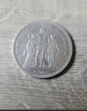 Pièce argent hercule 5f 