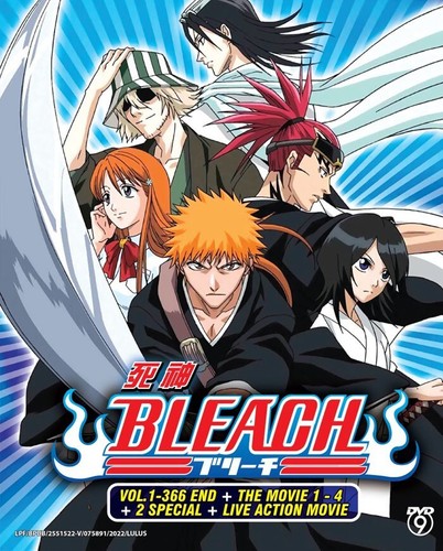 Anime dvd bleach série - anime,