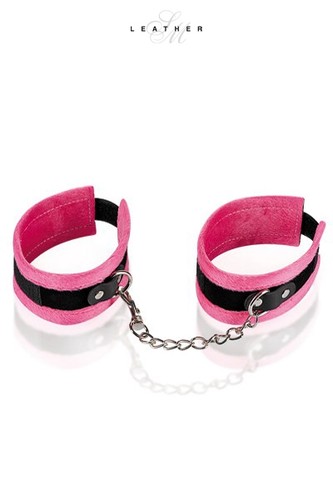 Menottes chevilles rose et - rose,