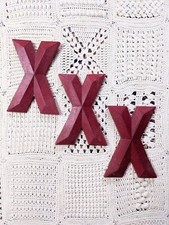 Vintage 1940s 1950s Old Cinema Theater Marquee Letters Set of 3 Wall Decor Sign