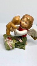 Figurine Goebel  Angel Teddy - Figurine Ange et ours - décoration céramique