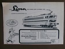 Publicité TRAIN LIMA & LOCO LIMA CC-40101