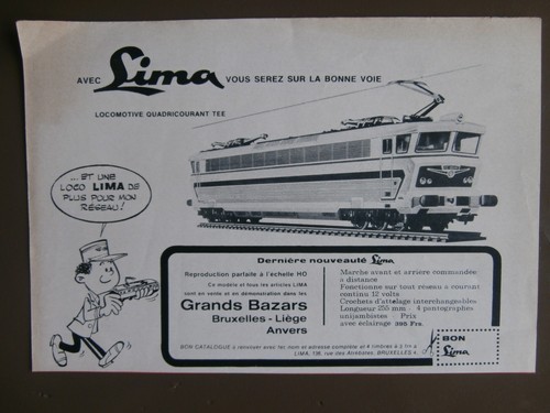 Publicité train lima loco - train,
