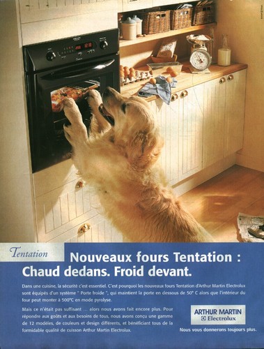 Publicité contemporaine fours