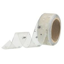 40mm 18M Étoile Organza Ruban